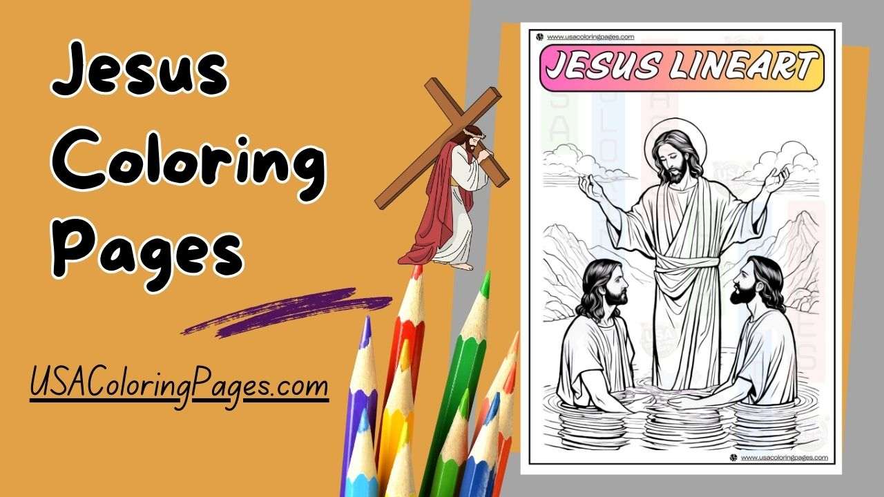70🕊️Jesus Coloring Pages PDF Jesus Printable PDF | April 8, 2025 70+🕊️Jesus Coloring Pages PDF - Jesus Printable PDF
