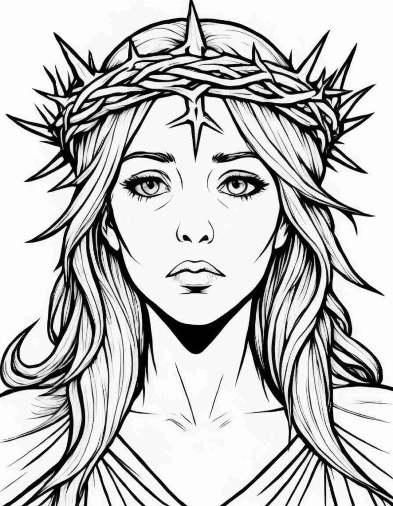 Crown of thorns 1 | April 16, 2025 Crown of thorns 1 | 40+ 🕊️ Good Friday Coloring Pages - Free Printable PDF