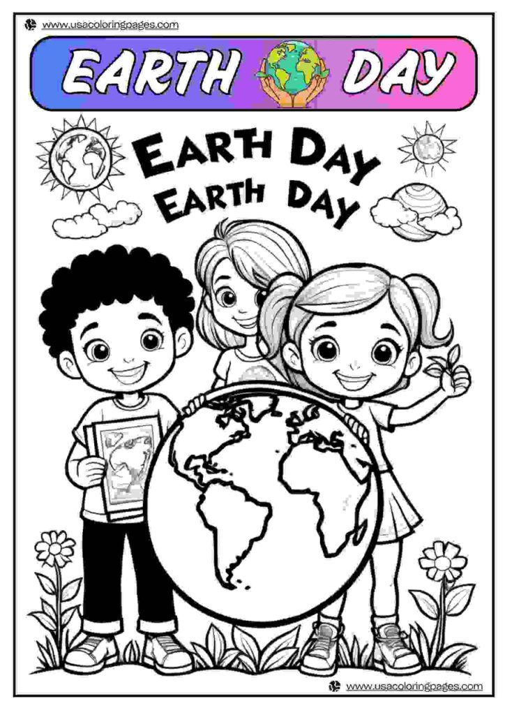 Earth Day message Earth Day Linearts | April 21, 2025 Earth Day message Earth Day Linearts | 30+π Earth Day Coloring Pages β Earth Day Lineart Printable PDF
