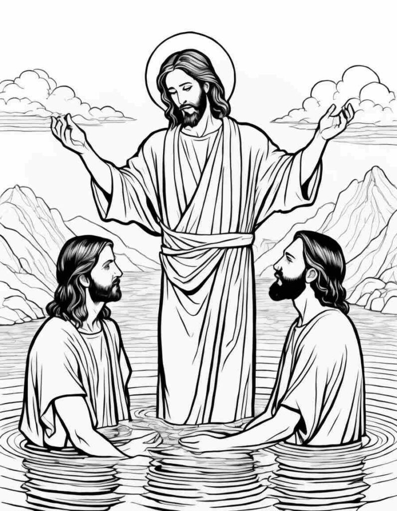 Jesus in the Manger 1 | April 8, 2025 Jesus in the Manger 1 | 70+🕊️Jesus Coloring Pages PDF - Jesus Printable PDF