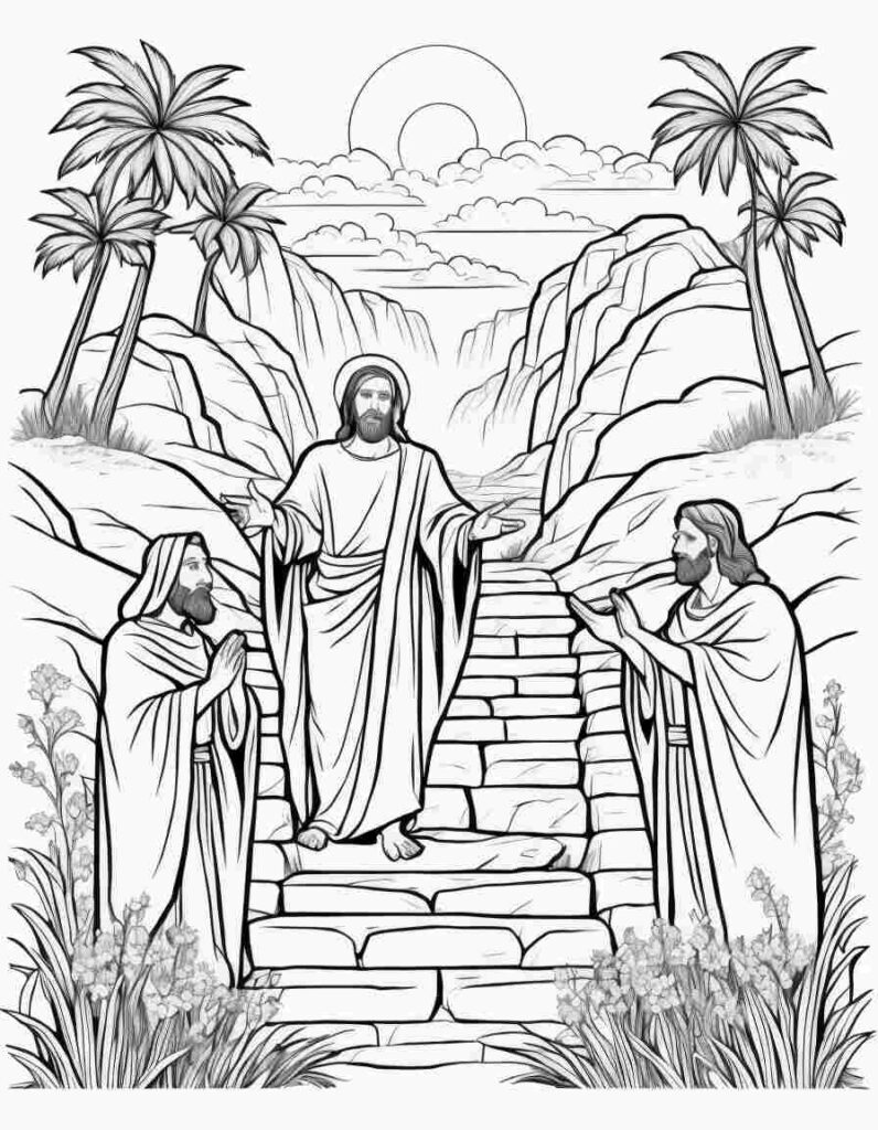 Jesus is Back Easter Sunday | April 20, 2025 Jesus is Back Easter Sunday | 40+ 🌅 Easter Sunday Coloring Pages - Free Easter Printable PDF