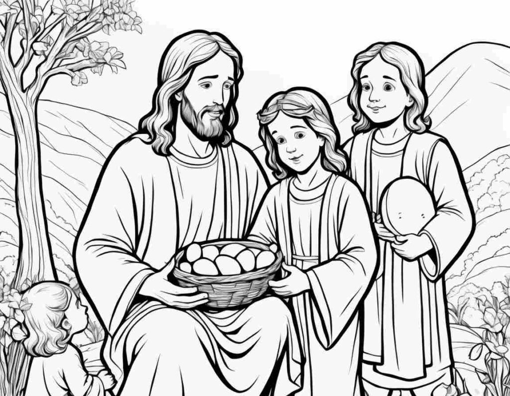 Jesus with Kids Easter Sunday | April 20, 2025 Jesus with Kids Easter Sunday | 40+ 🌅 Easter Sunday Coloring Pages - Free Easter Printable PDF