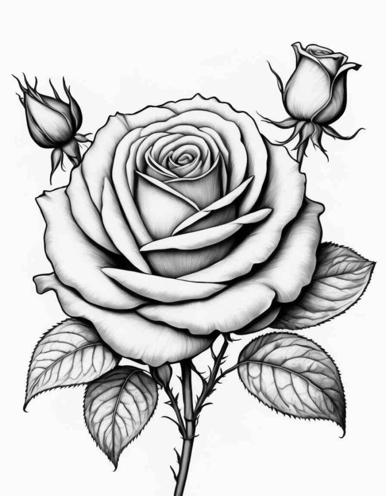 Realistic Flowers Coloring Pages for Adults | April 25, 2025 Realistic Flowers Coloring Pages for Adults | 100+🌼Flower Coloring Pages – Spring Lineart Printable PDF